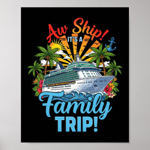 Poster Cruise Squad 2025 Cruzeiro Familiar 2025 Roupa de