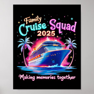 Poster Cruise Squad 2025 Summer Vacation Matching Cruise