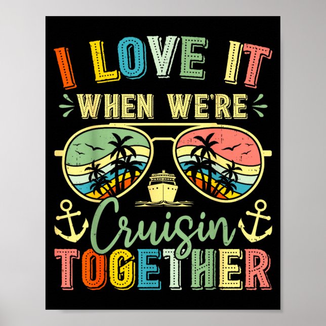 Poster Cruise Squad 2026 Family Group Matching Summer Vac (Frente)