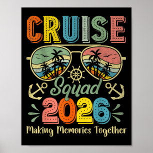 Poster Cruise Squad 2026 Family Group Matching Summer Vac
