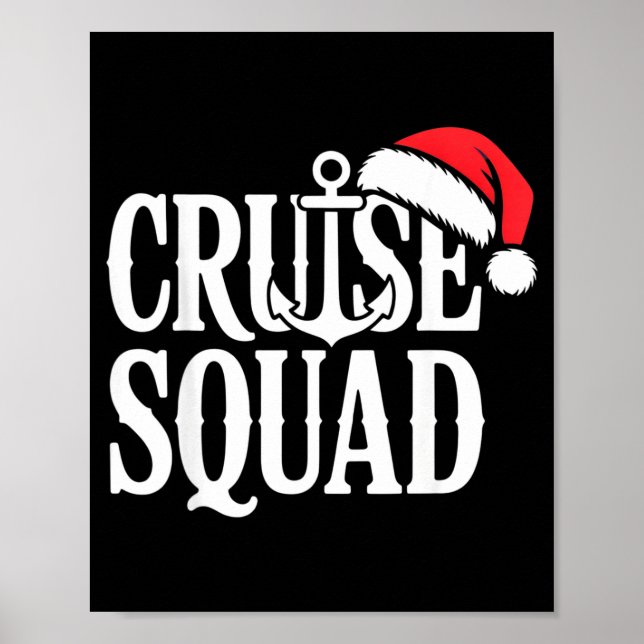 Poster Cruise Squad Festive Srit Nautical Lovers Christma (Frente)