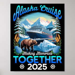 Poster Cruisin Together Alasca 2025 Cruzeiro Alasca Famíl
