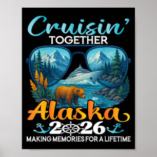 Poster Cruisin Together Alasca 2026 Grupo Cruzeiro Alasca