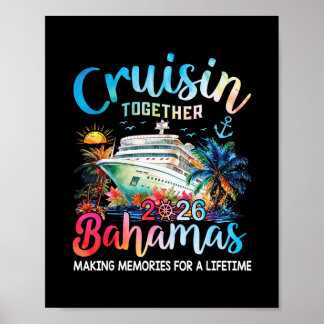 Poster Cruisin Together Hamas Vacation Family Hamas Cruis