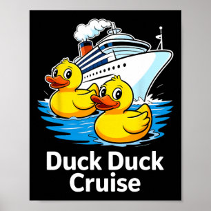 Poster Cruising Ducks Pato Pato Cruzeiro Férias em Famíli