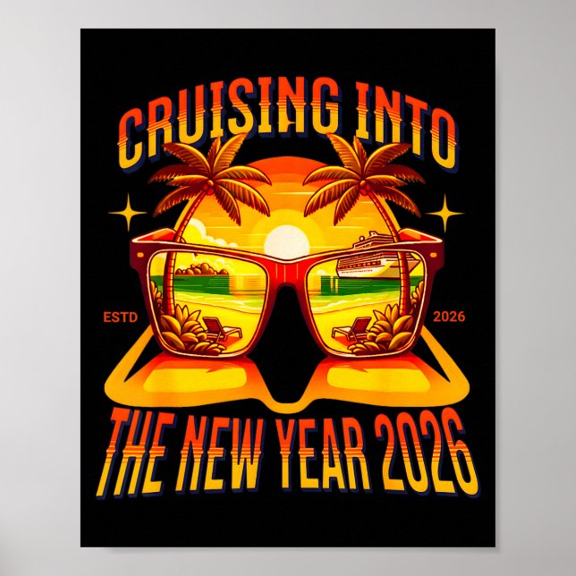 Poster Cruising Into The New Year 2026  (Frente)