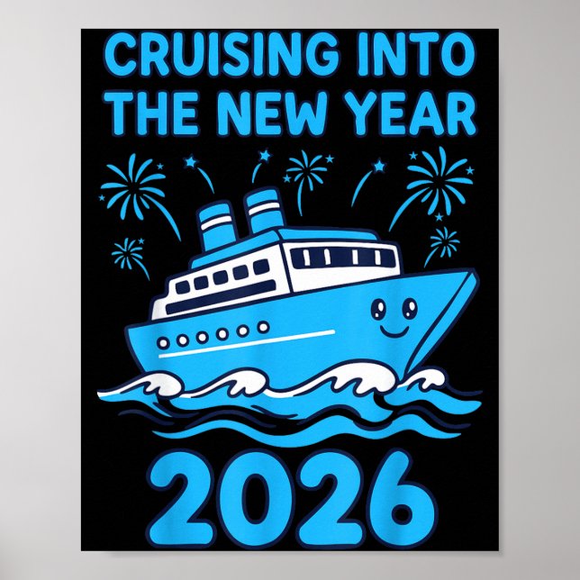 Poster Cruising Into The New Year 2026 Celebration  (Frente)