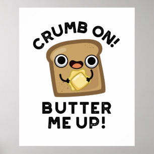 Poster Crumb Na Manteiga Suba Engraçada Pó De Pão
