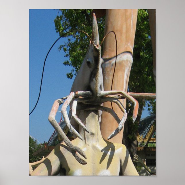 Poster Crustacean AKA Lobster Head ... Inferno budista (Frente)