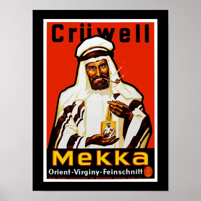 Poster Cruwell Mekka Tobacco (Frente)