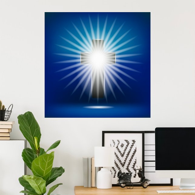 Poster Cruz brilhante (Criador carregado)