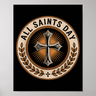 Poster Cruz Católica Cristã Espírito Santo Novembro Todos
