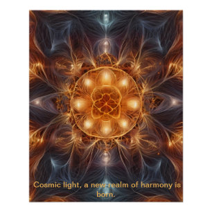 Pôster Cruz Celta de Energia Cósmica