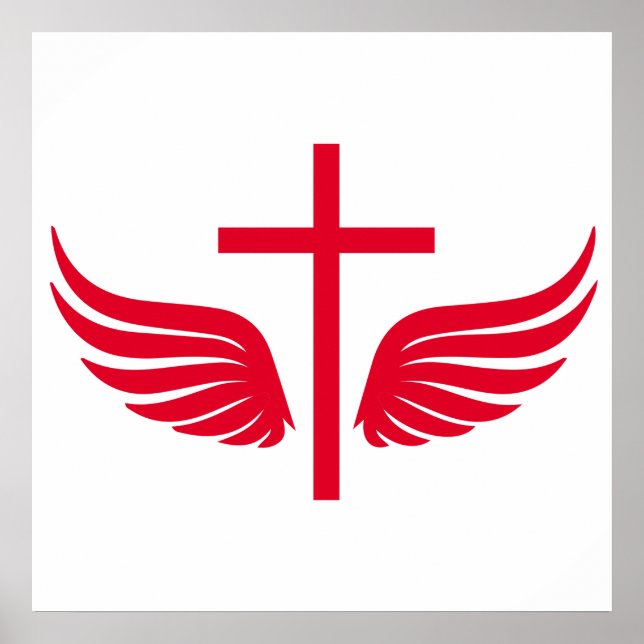 Pôster Cruz cristã (Frente)