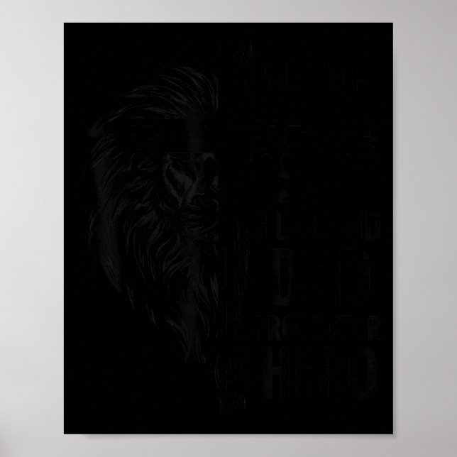 Poster Cruz Cristã Homem Deus Marido Fé Design (Frente)