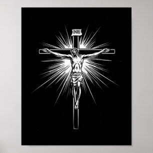 Poster Cruz Cristã Jesus Cristo Homens Mulheres Cristãos 