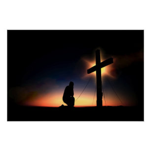 Pôster Cruz da crucificação do Jesus Cristo