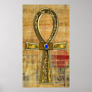 Pôster Cruz de Ankh do egípcio