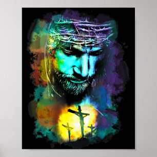 Poster Cruz de Jesus Cristo Arte Cristã Religiosa Cture P