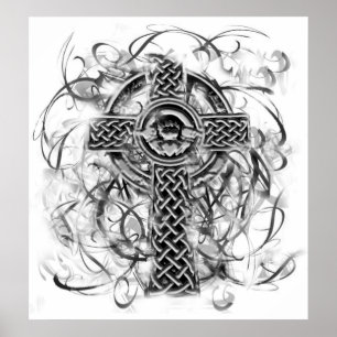 Pôster "Cruz de prata" Sarah Doherty 2008 de Claddagh