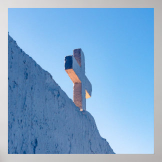 Poster Cruz no Brilho da Noite