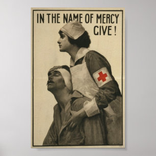 Pôster Cruz vermelha de WWI
