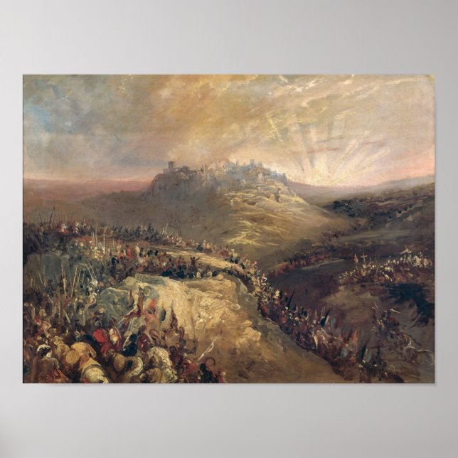Pôster Cruzados Antes de Jerusalém (Frente)