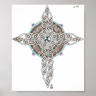 Poster Cruzamento celta