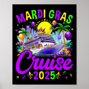 Poster Cruzamento Familiar Mardi Gras Carnaval 2025