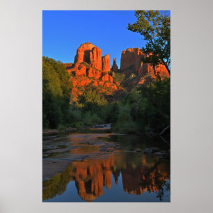 Pôster Cruzamento vermelho da rocha em Sedona 685