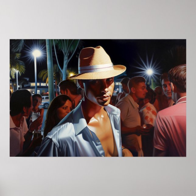 Poster Cruzando a cena da festa do hotel (Frente)