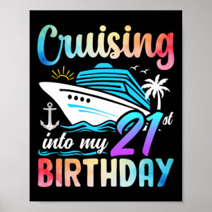 Poster Cruzando Em Meu Nascimento aniversário de 21 anos