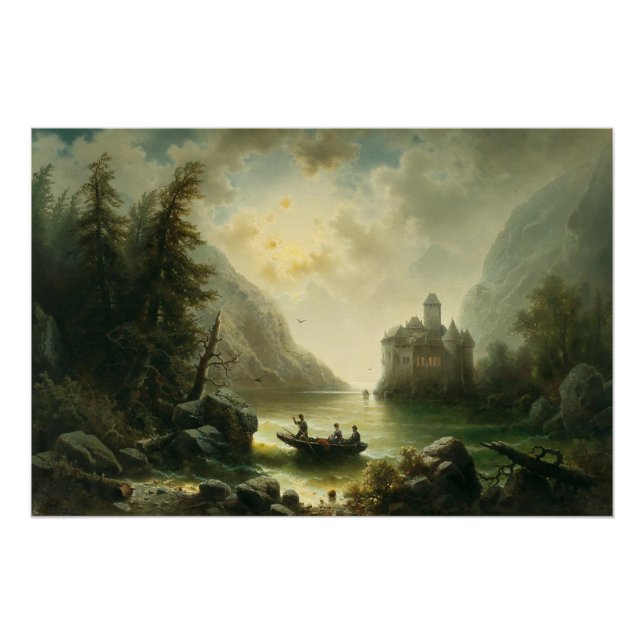 Pôster Cruzando em uma Noite Luz - Albert Rieger (Frente)