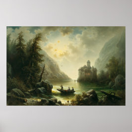 Poster Cruzando em uma Noite Luz - Albert Rieger