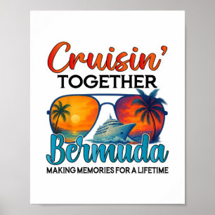 Poster Cruzando Juntos Bermudas 2025 Amigos Bermudas Cruz