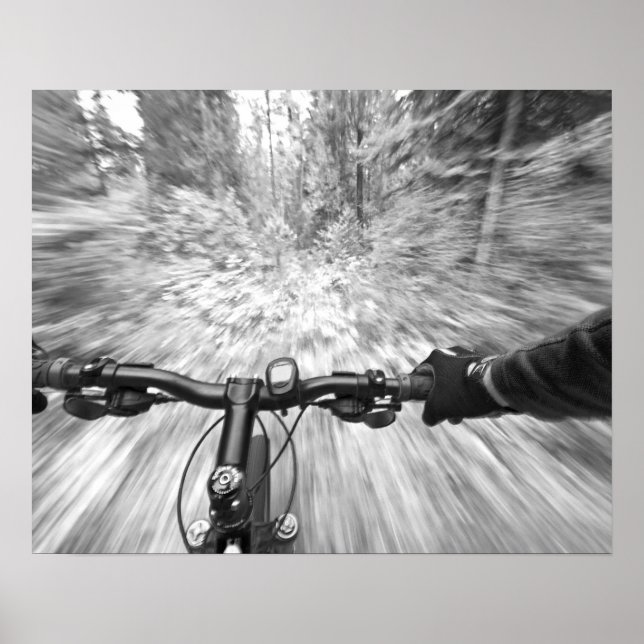 Pôster Cruzando uma seção buff de singletrack 2 (Frente)