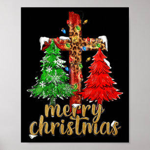 Poster Cruze Feliz Natal Gato Xmas Pajama Christian J