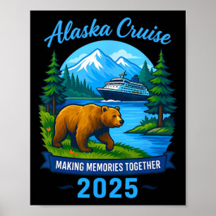 Poster Cruzeiro Alaskan Família e Grupo Correspondente 20