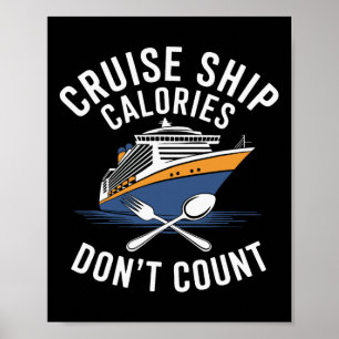 Poster Cruzeiro Calorias Não Contam Foodie