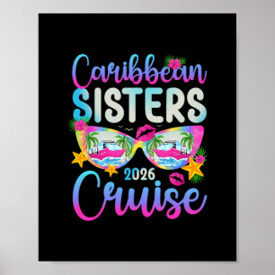 Poster Cruzeiro das Irmãs do Caribe 2026 Irmãs Cruzeiros