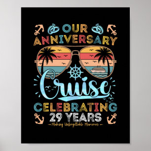 Poster Cruzeiro de 29º Aniversário e Celebre 29 Anos Junt