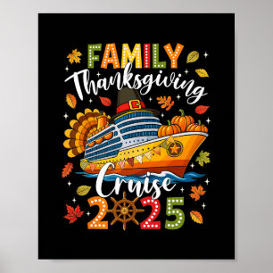 Poster Cruzeiro de Ação de Graças em Família 2025 Viagem 