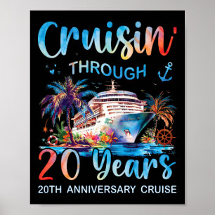 Poster Cruzeiro de Aniversário de 20 Anos Cruisin Through