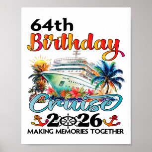 Poster Cruzeiro de Aniversário de 64 anos 2026 Cruzeiro d