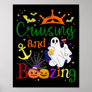 Poster Cruzeiro de Halloween Assustador Cruising And Booz