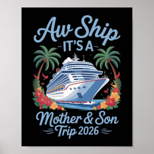 Poster Cruzeiro de Mãe e Filho 2026 Férias Correspondênci