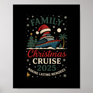 Poster Cruzeiro de Natal da Família Divertida 2025 Viagem