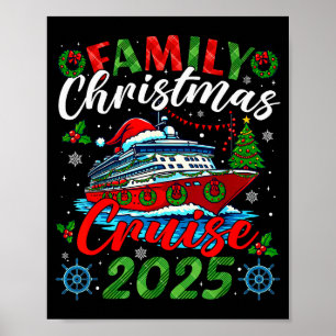 Poster Cruzeiro de Natal em Família 2025 Xmas Roupas Comb