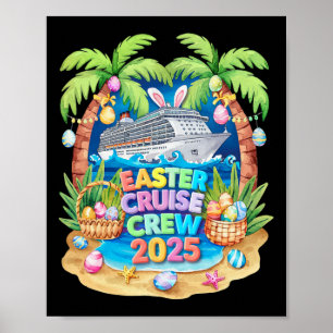 Poster Cruzeiro de Páscoa 2025 Tripulação Cruising Férias