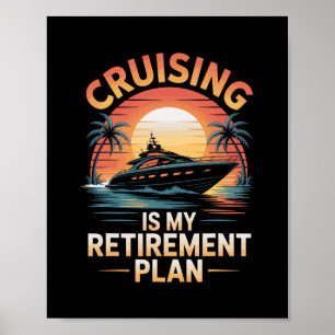 Poster Cruzeiro É Meu Plano De Aposentadoria Divertido Cr